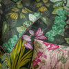 Jungle Pink Bedding - Veadeiros Exotic Floral Pillowcase Pair Pink/Green Paoletti