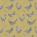 Animal Yellow Fabric - Venatu Printed Cotton Fabric (By The Metre) Corn Voyage Maison