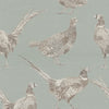 Animal Blue Fabric - Venatu Printed Cotton Fabric (By The Metre) Duck Egg Voyage Maison