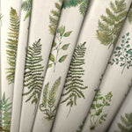 Floral Green Fabric - Verbena Printed Cotton Fabric (By The Metre) Linen Voyage Maison