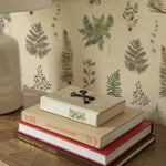 Floral Brown Wallpaper - Verbena  1.4m Wide Width Wallpaper (By The Metre) Mulberry Voyage Maison