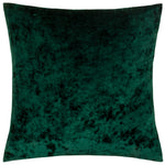 Paoletti Verona Crushed Velvet Cushion Cover in Emerald