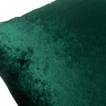 Paoletti Verona Crushed Velvet Cushion Cover in Emerald