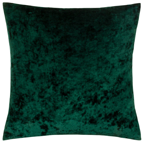 Paoletti Verona Crushed Velvet Cushion Cover in Emerald