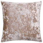 Paoletti Verona Crushed Velvet Cushion Cover in Oyster