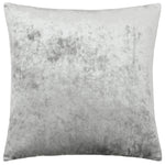 Paoletti Verona Crushed Velvet Cushion Cover in Silver