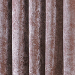 Paoletti Verona Crushed Velvet Eyelet Curtains in Blush