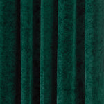 Paoletti Verona Crushed Velvet Eyelet Curtains in Emerald