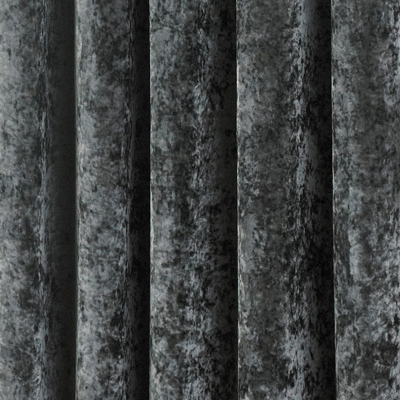 Verona Crushed Velvet Room Darkening Eyelet Curtains Petrol
