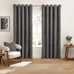 Curtains  - Verso  Eyelet Curtains Charcoal furn.