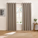  Curtains  - Verso  Eyelet Curtains Charcoal furn.