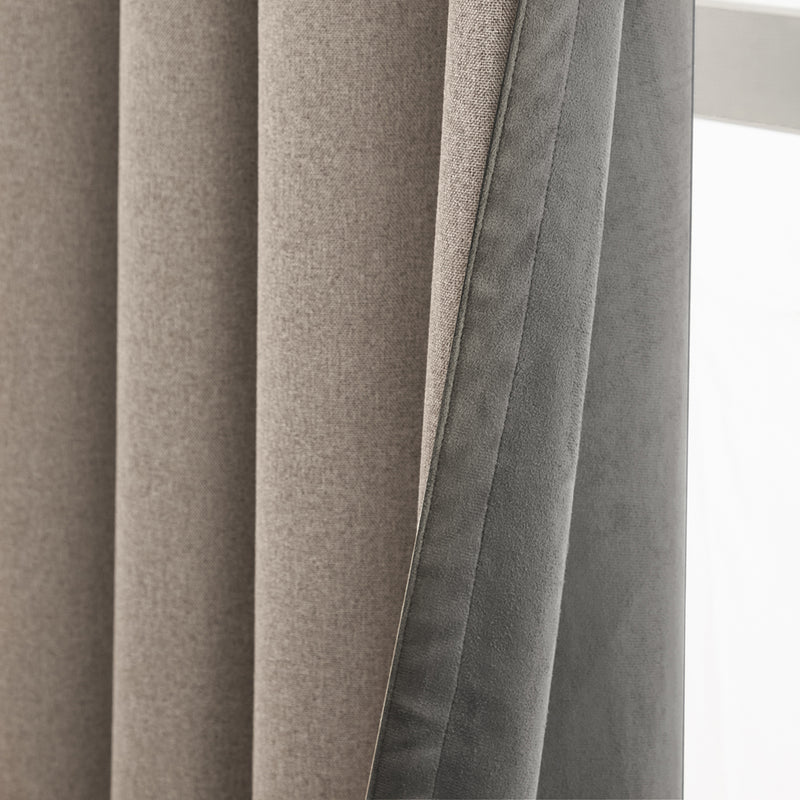  Curtains  - Verso  Eyelet Curtains Charcoal furn.