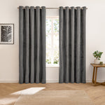  Curtains  - Verso  Eyelet Curtains Charcoal furn.