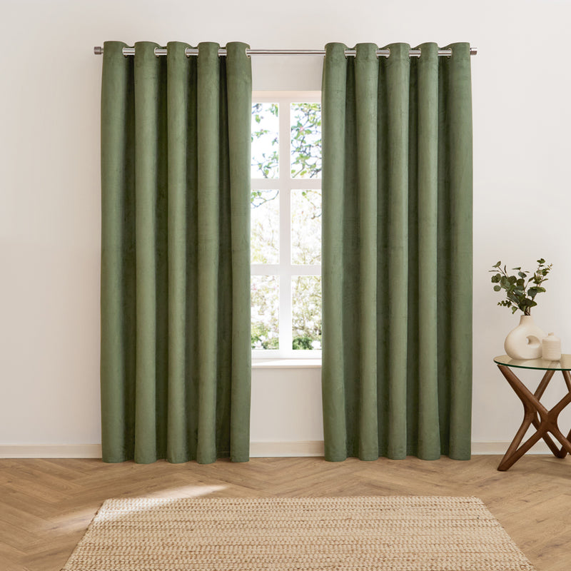  Curtains  - Verso  Eyelet Curtains Green furn.