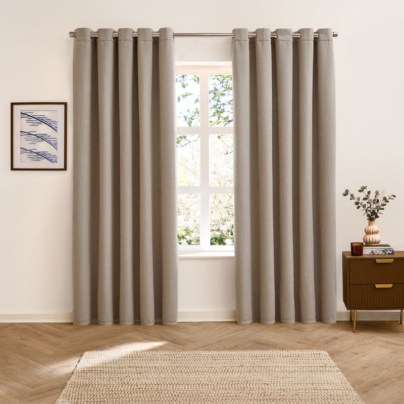  Curtains  - Verso  Eyelet Curtains Petrol furn.