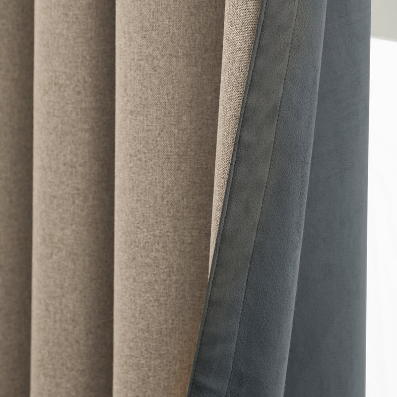  Curtains  - Verso  Eyelet Curtains Petrol furn.