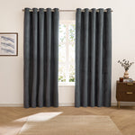  Curtains  - Verso  Eyelet Curtains Petrol furn.