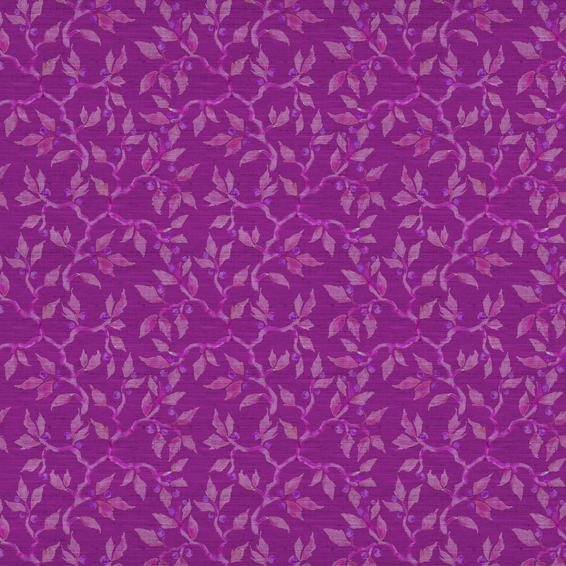 Floral Pink Fabric - Vesper Printed Fabric (By The Metre) Fuchsia Voyage Maison