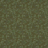 Floral Green Fabric - Vesper Printed Fabric (By The Metre) Olive Voyage Maison