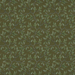 Floral Green Fabric - Vesper Printed Fabric (By The Metre) Olive Voyage Maison