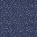 Floral Blue Fabric - Vesper Printed Fabric (By The Metre) Sapphire Voyage Maison