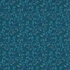 Floral Blue Fabric - Vesper Printed Fabric (By The Metre) Turquoise Voyage Maison