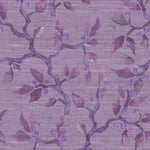 Floral Purple Fabric - Vesper Printed Fabric (By The Metre) Violet Voyage Maison