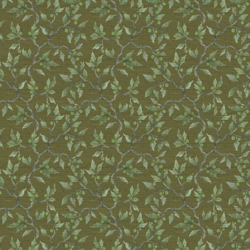 Voyage Maison Vesper 1.4m Wide Width Wallpaper in Olive