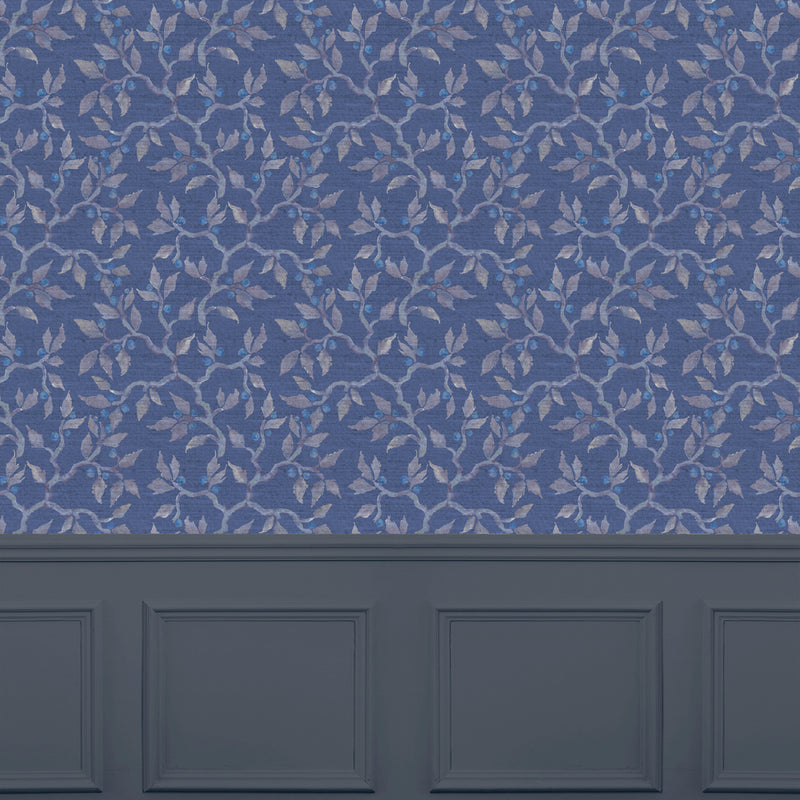 Voyage Maison Vesper 1.4m Wide Width Wallpaper in Sapphire