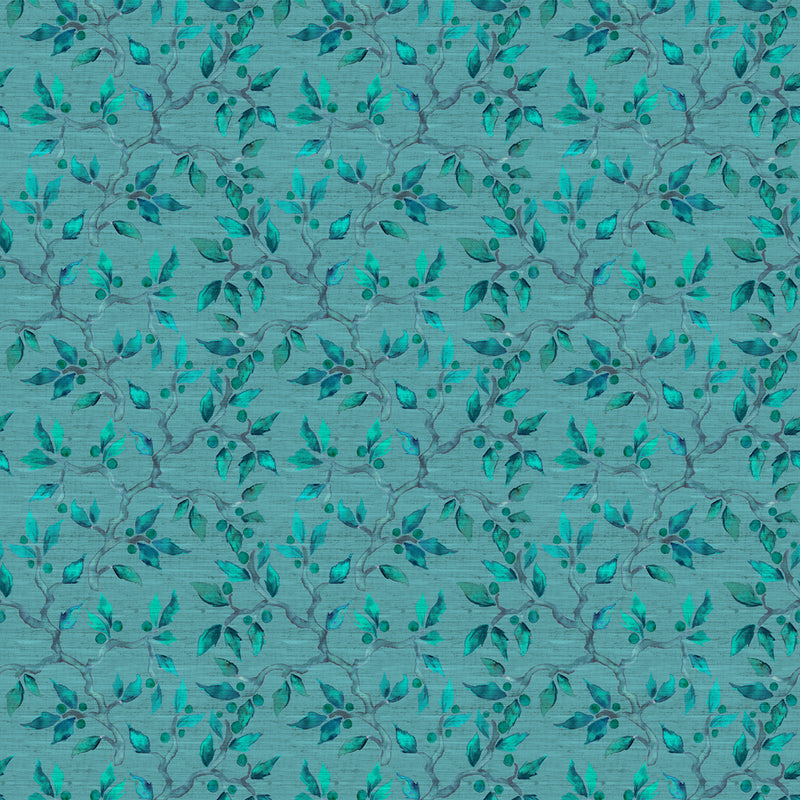 Vesper Wallpaper Sample Turquoise