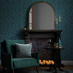 Voyage Maison Vesper 1.4m Wide Width Wallpaper in Turquoise