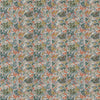 Abstract Multi Fabric - Vicente Printed Satin Fabric (By The Metre) Lagoon Voyage Maison