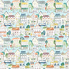 Voyage Maison Village Streets 1.4m Wide Width Wallpaper in Sunburst