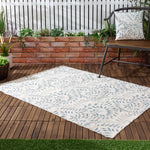 Floral Green Rugs - Vinea Indoor/Outdoor Washable Rug Green Evans Lichfield