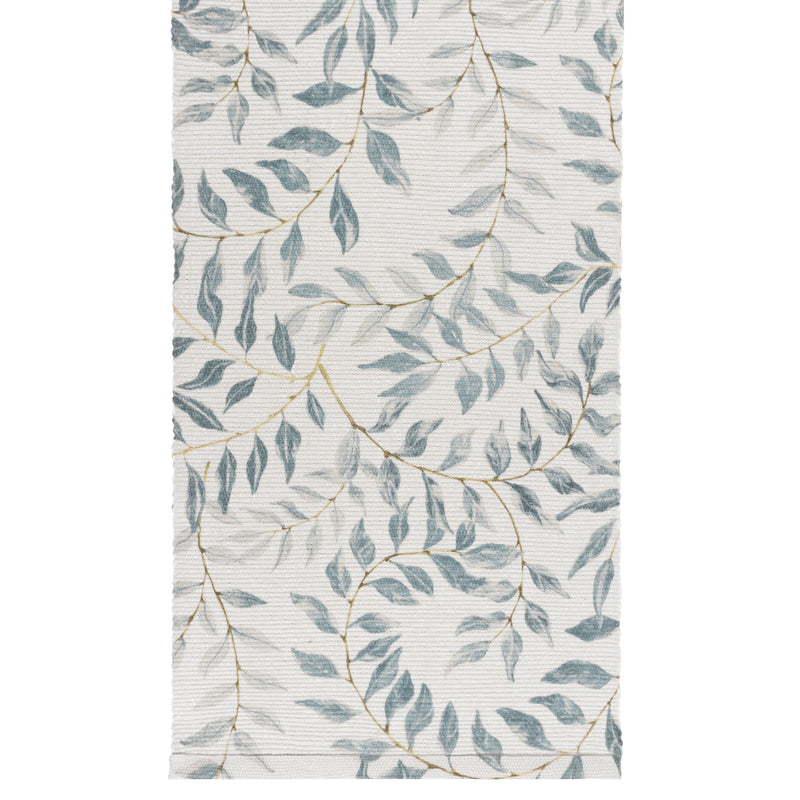 Floral Green Accessories - Vinea Indoor/Outdoor Table Runner Green Evans Lichfield