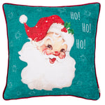 Vintage Santa Printed Cushion Multicolour