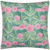 Floral Blue Cushions - Viola Printed Reversible Cushion Cover Duck Egg Blue Wylder Nature