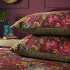 Floral Purple Bedding - Viranai Exotic Floral Duvet Cover Set Cerise Wylder Tropics