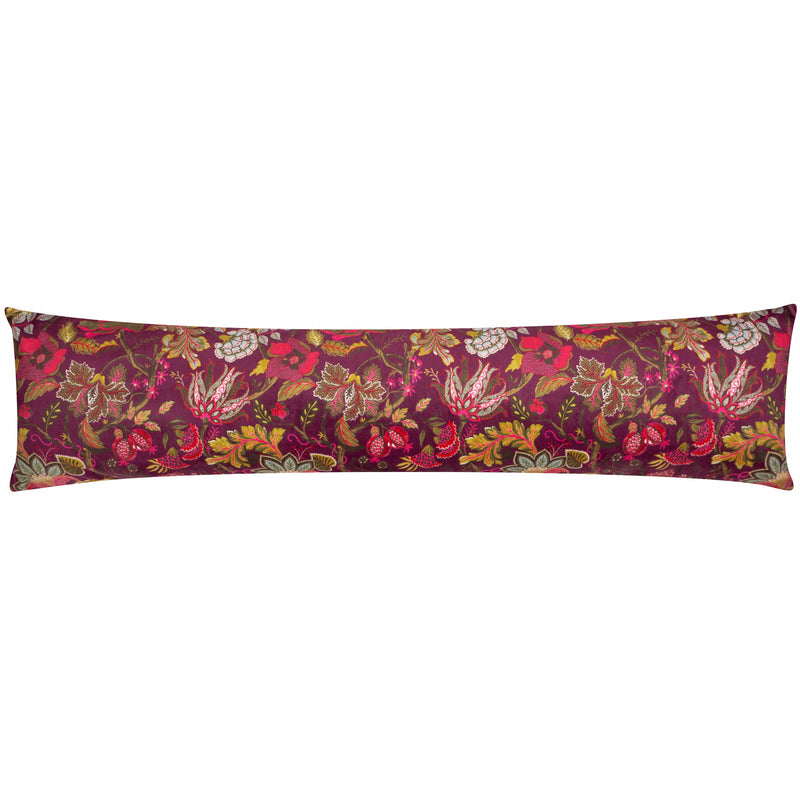 Viranai Exotic Floral Draught Excluder Cerise