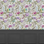 Voyage Maison Vitoria 1.4m Wide Width Wallpaper in Violet