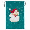  Multi Accessories - Vintage Santa Printed Velvet Xmas Sack Multicolour Evans Lichfield