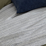  Bedding - Waffle Textured Bedspread Dusk Blue Yard