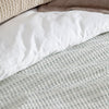  Bedding - Waffle Textured Bedspread Eucalyptus Yard