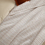  Bedding - Waffle Textured Bedspread Natural Yard