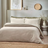 Yard Waffle Textured 100% Cotton Duvet Cover Set in Linen