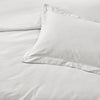 Yard Waffle Textured 100% Cotton Duvet Cover Set in White