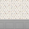 Voyage Maison Walkies 1.4m Wide Width Wallpaper in Linen