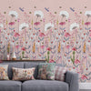 Voyage Maison Wall Mural Hermione 1.4m Wide Width Wallpaper in Blush