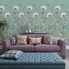 Voyage Maison Wall Mural Hermione 1.4m Wide Width Wallpaper in Verde