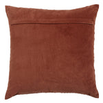 Abstract Red Cushions - Waterfall Embroidered Cushion Cover Persimmon Additions